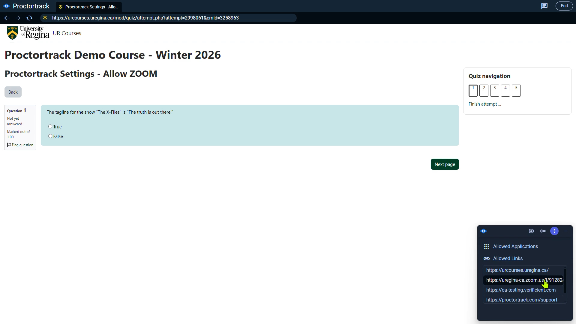 Click the Zoom meeting
