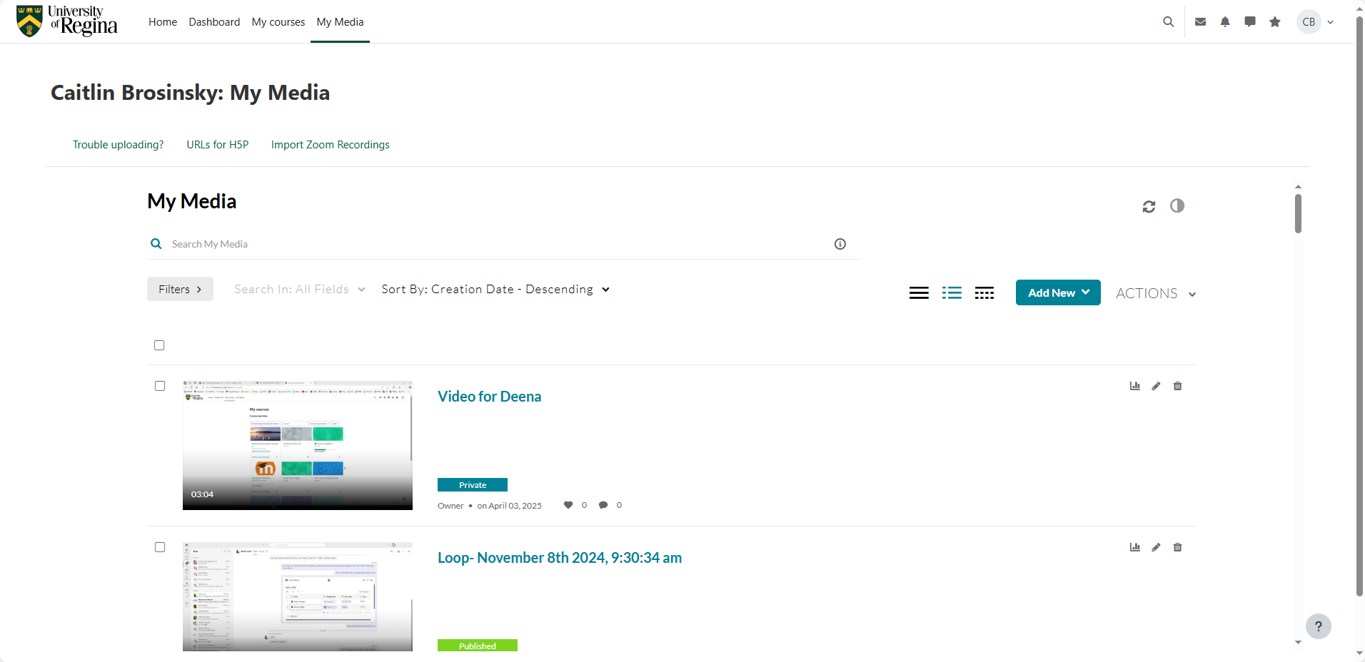 Click Upload