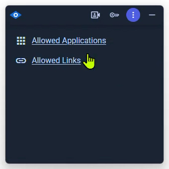 How to find the allowed links, step two